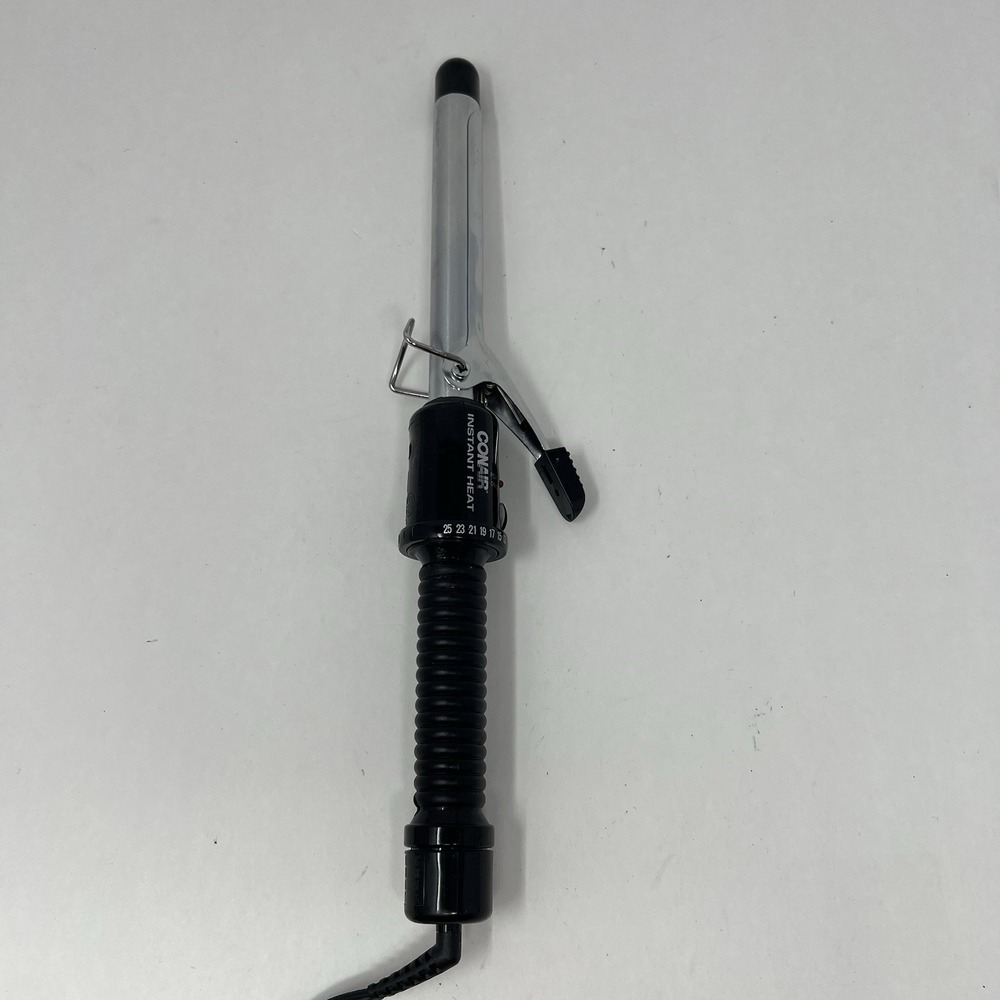 Conair Instant Heat Curling Iron 25 Heat Settings Turbo Heat 1" Barrel CD81GNR